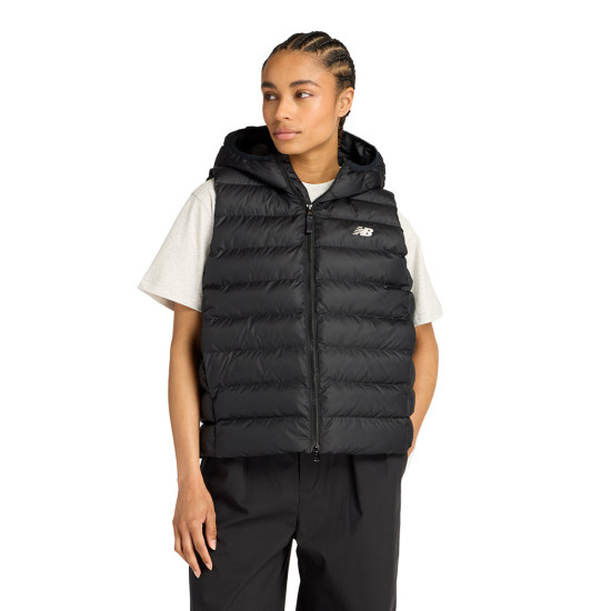 New Balance Γυναικείο αμάνικο μπουφάν Hooded Puffer Vest